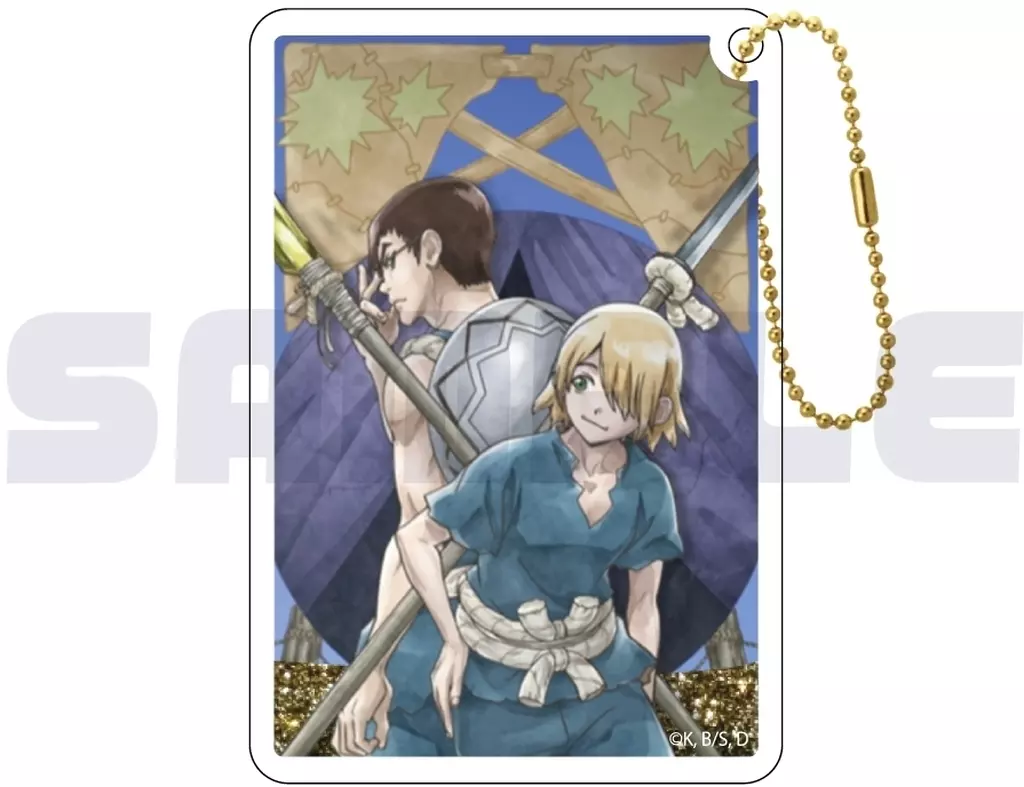 11.金狼・銀狼 グリッター 「Dr.STONE」