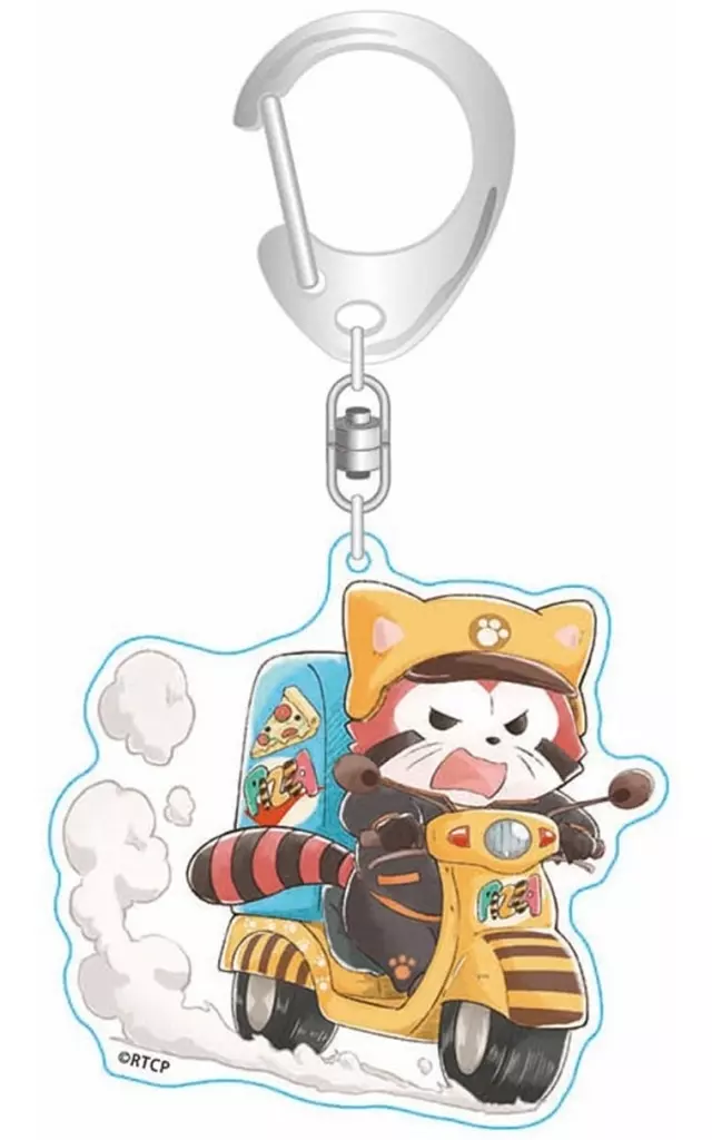 ピザ配達 アクリル 「あらいぐまカルカル団」