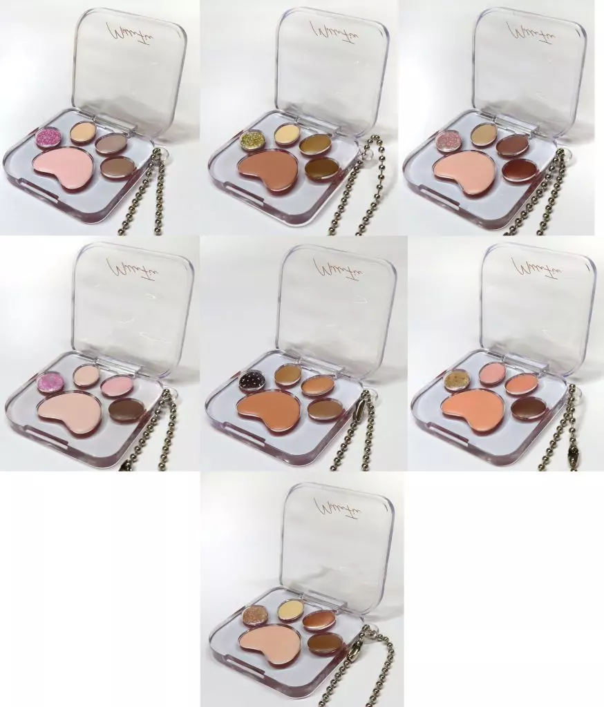 全7種セット 「MilleFee ミャオパウズアイシャドウパレット ミニチュア Vol.1.5」