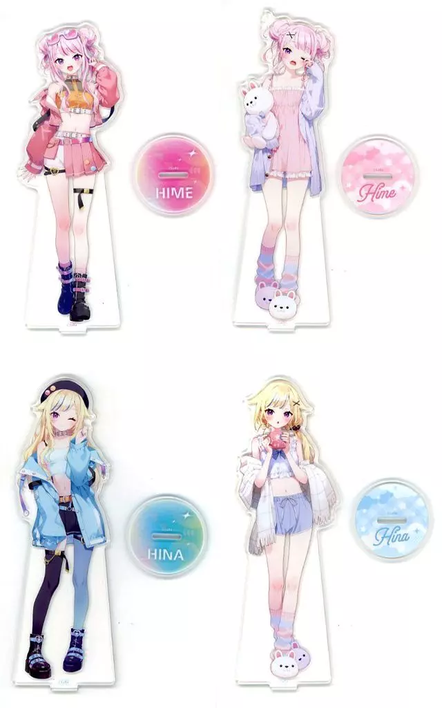 全4種セット ビッグアクリルスタンド ～What’s Your Pick?～ 「バーチャルYouTuber HIMEHINA」 GiGO限定