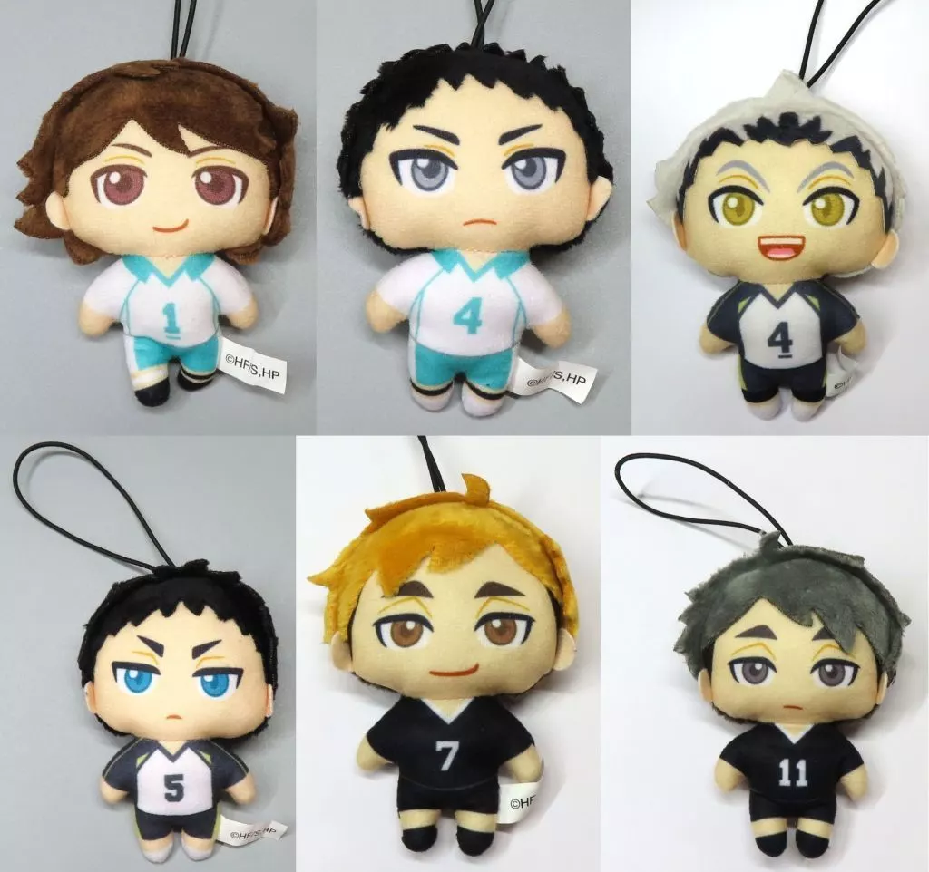 全6種セット 「ハイキュー!! ぬいぐるみマスコット2」