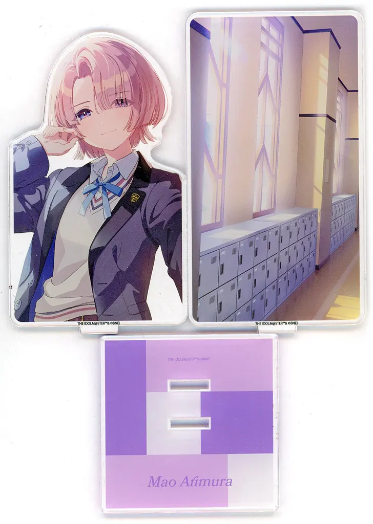 有村麻央 公式2層アクリルスタンド Fluorite 「学園アイドルマスター」
