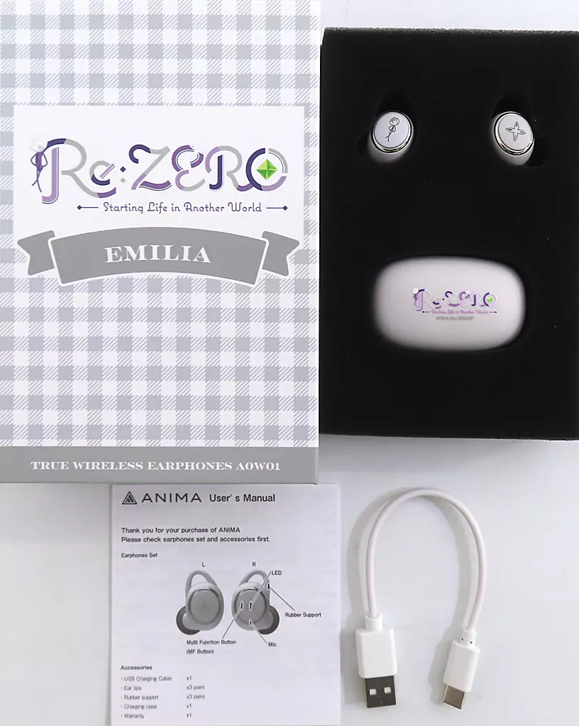 駿河屋 -<中古>エミリア ワイヤレスイヤホン 「Re：ゼロから始める異