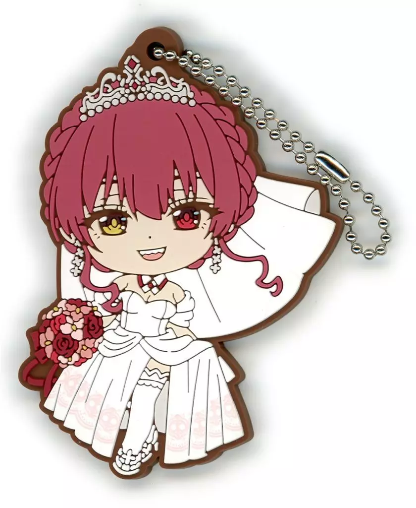 宝鐘マリン ラバーチャーム 「一番くじ ホロライブ ～Wedding Dress Style～」 きゅんキャラ賞