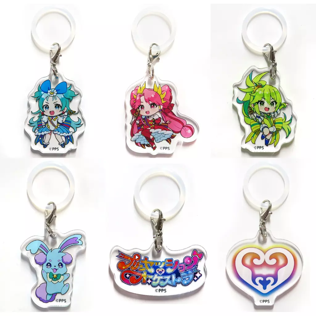 全6種セット 「プリンセッションオーケストラ POP UP SHOP in OIOI トレーディングめじるしチャーム」