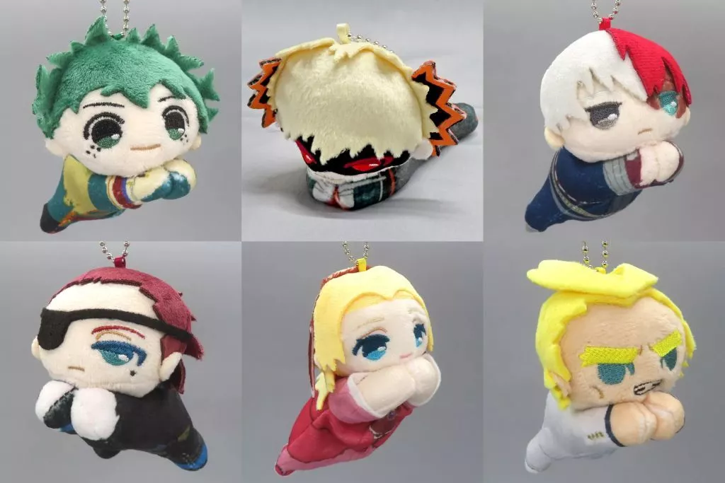 全6種セット はぐキャラコレクション 「くじメイト 劇場版 僕のヒーローアカデミア ぬいくじ」 F賞