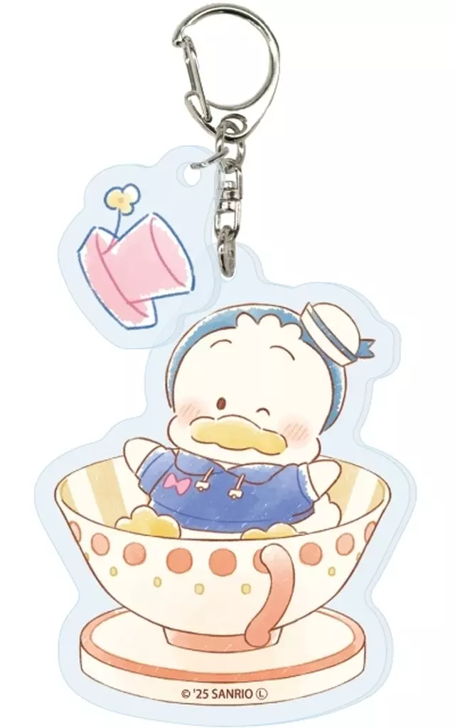26.あひるのペックル(グラフアートイラスト) パーツ付きアクリル 「サンリオキャラクターズ はぴだんぶい」