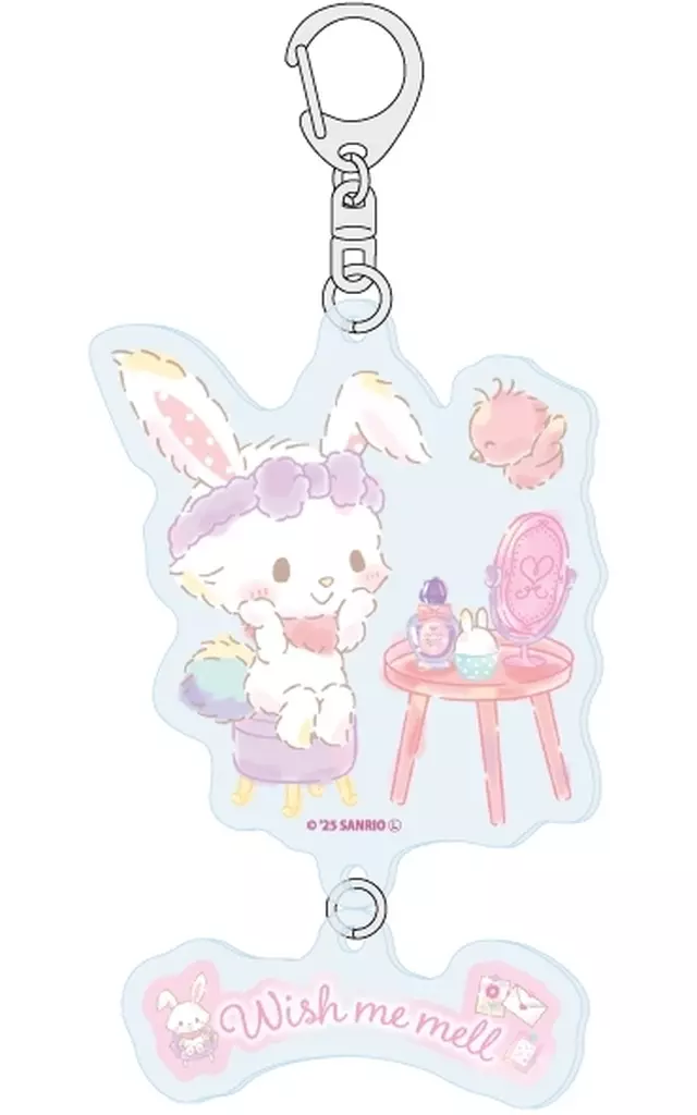 02.ふんわりグラデーション(公式イラスト) 連結アクリル 「サンリオキャラクターズ ウィッシュミーメル」
