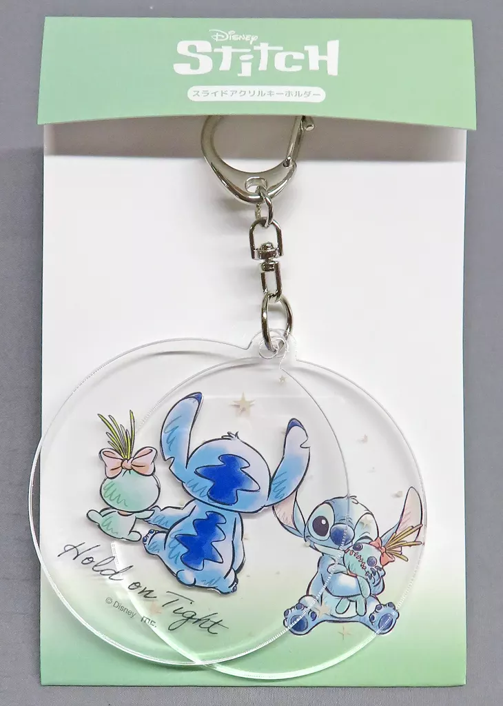 スティッチ＆スクランプ(後ろ姿) 水彩スケッチシリーズ スライドアクリル 「リロ・アンド・スティッチ」