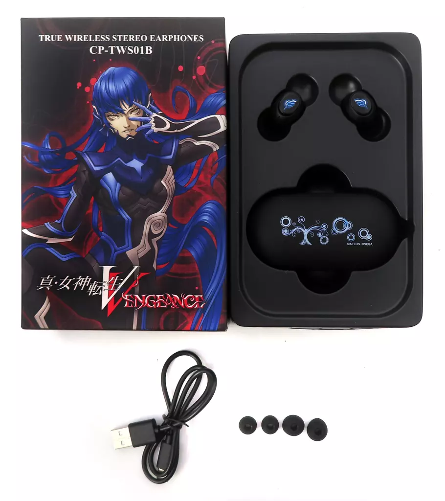 ヘッドフォン ナホビノモデル ワイヤレスイヤホン CP-TWS01B 「真・女神転生V Vengeance×ONKYO」