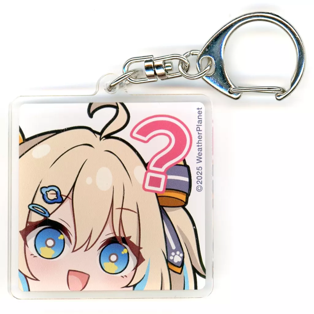 天晴ひなた(ハテナ) 「バーチャルYouTuber WeatherPlanet in E-DINER トレーディングスタンプアクリル」