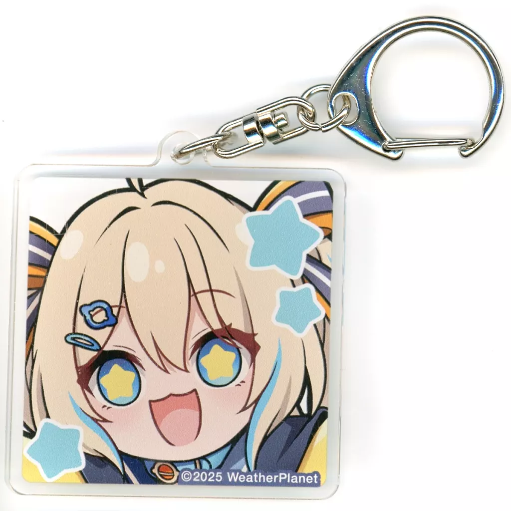 天晴ひなた(星) 「バーチャルYouTuber WeatherPlanet in E-DINER トレーディングスタンプアクリル」
