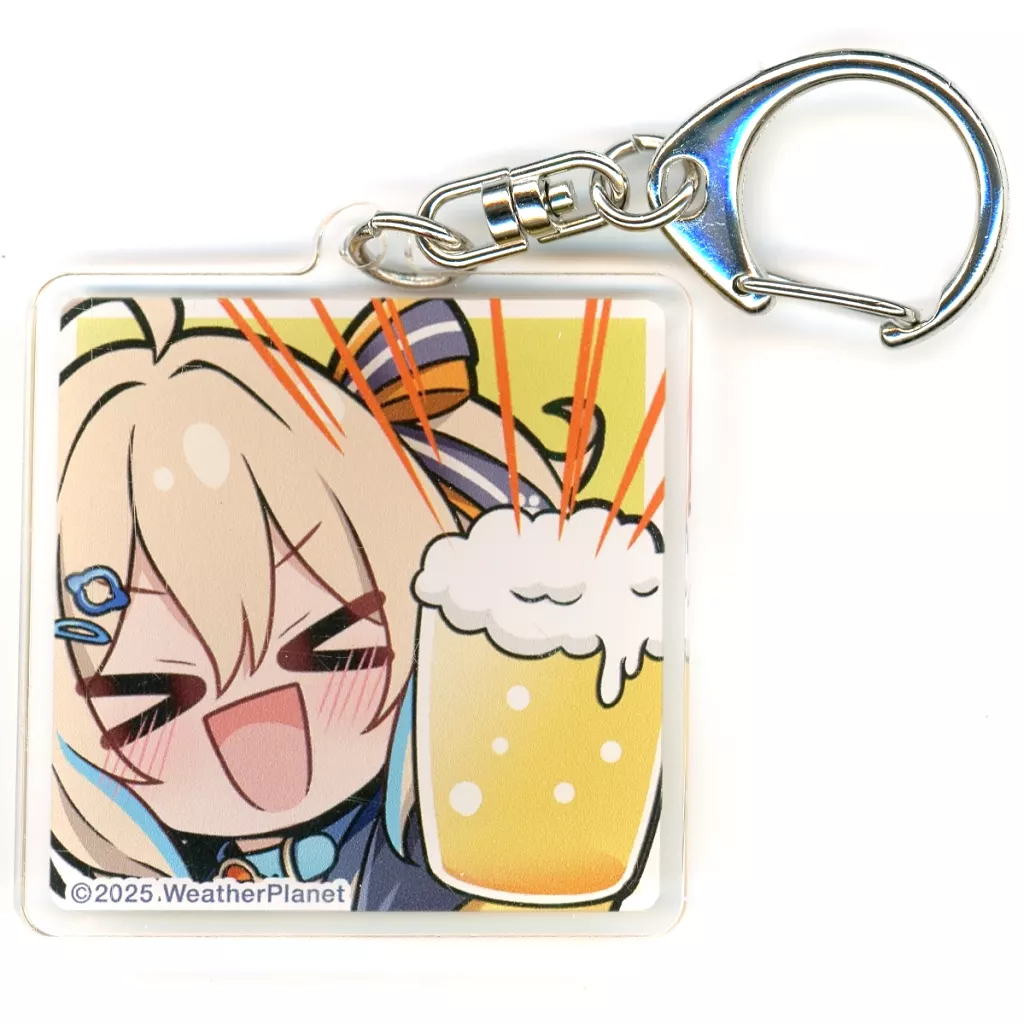 天晴ひなた(ビール) 「バーチャルYouTuber WeatherPlanet in E-DINER トレーディングスタンプアクリル」