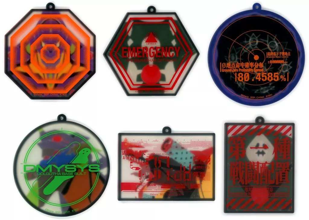 全6種セット ラバーコレクション 「一番くじ エヴァンゲリオン ～ヤマト作戦!～」 E賞