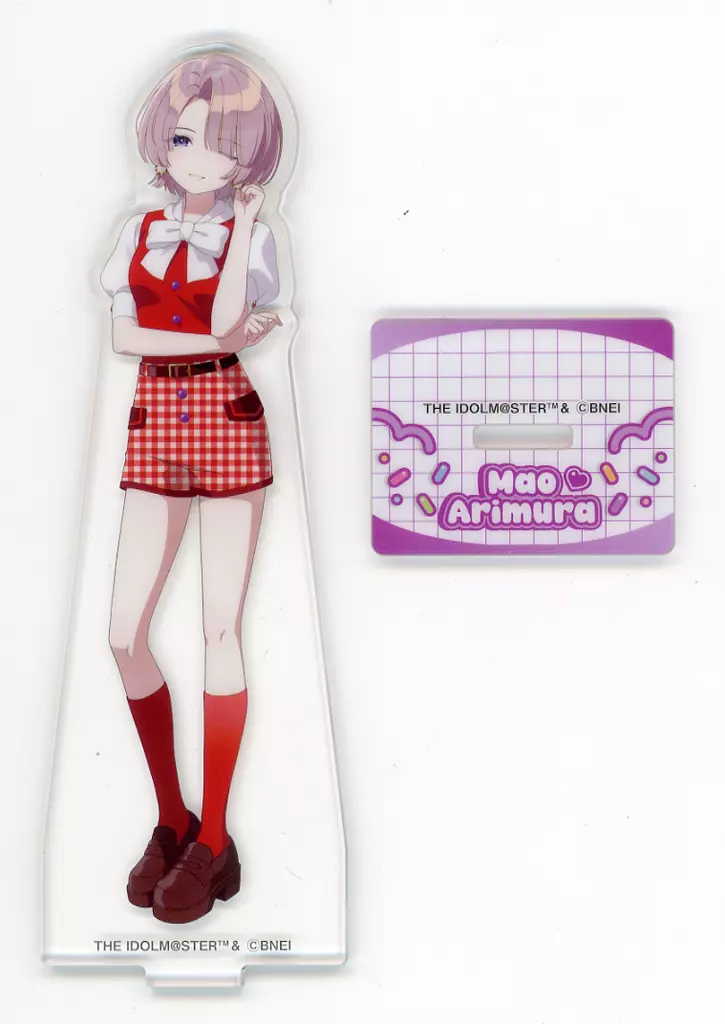 有村麻央(レッド) アクリルスタンド 「学園アイドルマスター×ローソン」