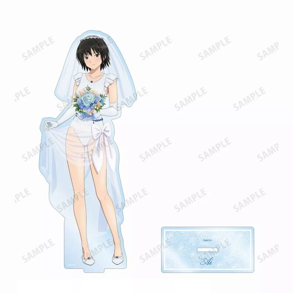 七咲逢 描き下ろし ウェディング水着ver. BIGアクリルスタンド 「アマガミSS 15th Anniversary POP UP SHOP in ボークス秋葉原ホビー天国2」