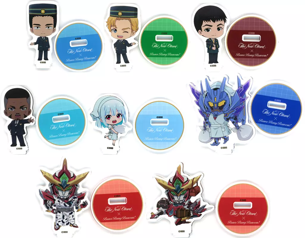全8種セット 「勇気爆発バーンブレイバーン×ホテルニューオータニコラボ アクリルスタンドコレクション」_image
