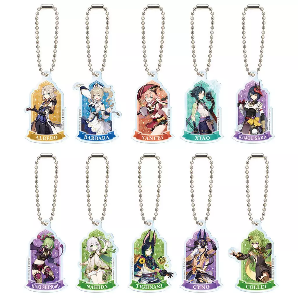 全10種セット 「原神 アクリルチャーム05」