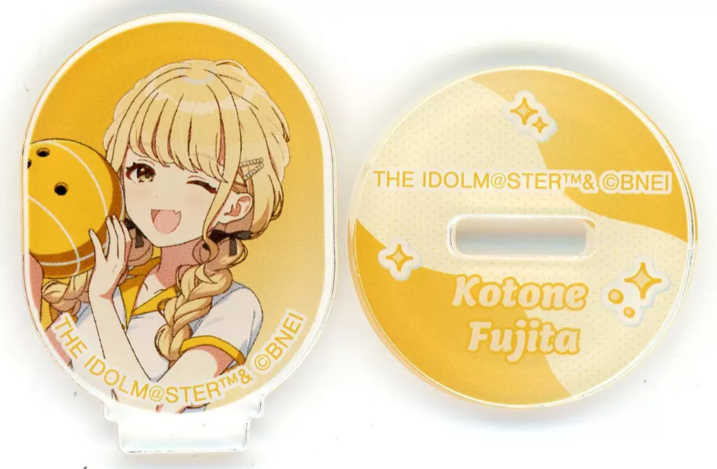 藤田ことね 「学園アイドルマスター×ROUND1 描き下ろし ボウリングシャツver. トレーディングミニアクリルスタンド」