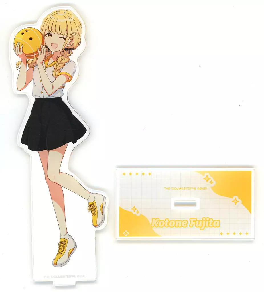 藤田ことね 描き下ろし ボウリングシャツver. BIGアクリルスタンド 「学園アイドルマスター×ROUND1」