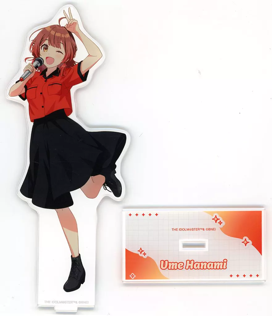 花海佑芽 描き下ろし ボウリングシャツver. BIGアクリルスタンド 「学園アイドルマスター×ROUND1」