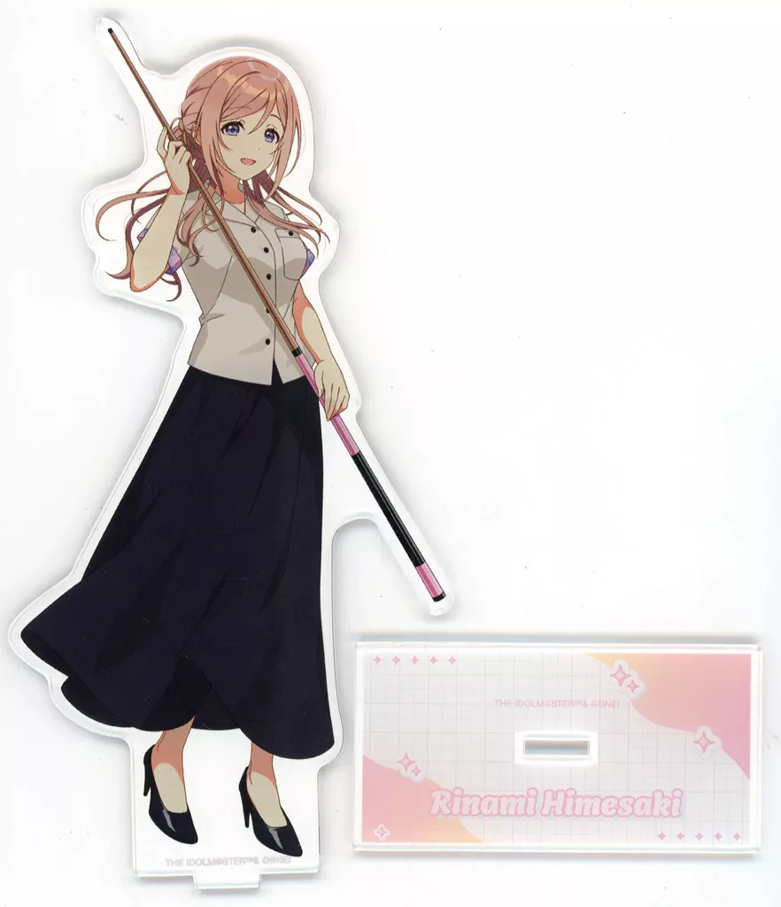 姫崎莉波 描き下ろし ボウリングシャツver. BIGアクリルスタンド 「学園アイドルマスター×ROUND1」