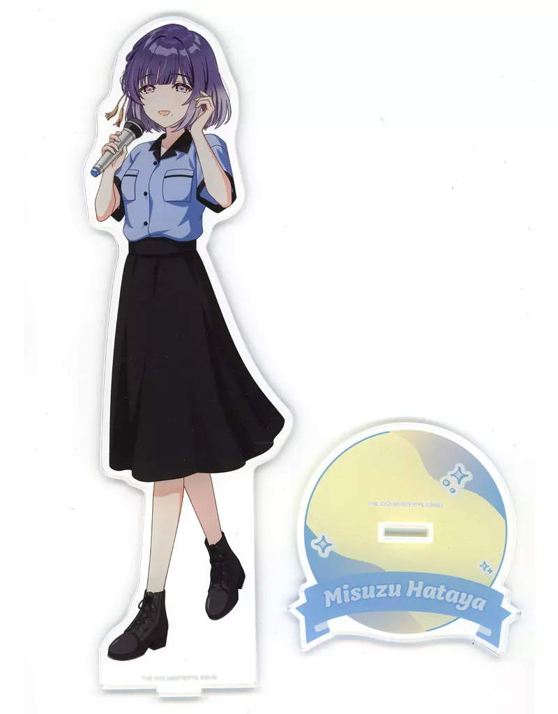 秦谷美鈴 描き下ろし ボウリングシャツver. 特大アクリルスタンド 「学園アイドルマスター×ROUND1」