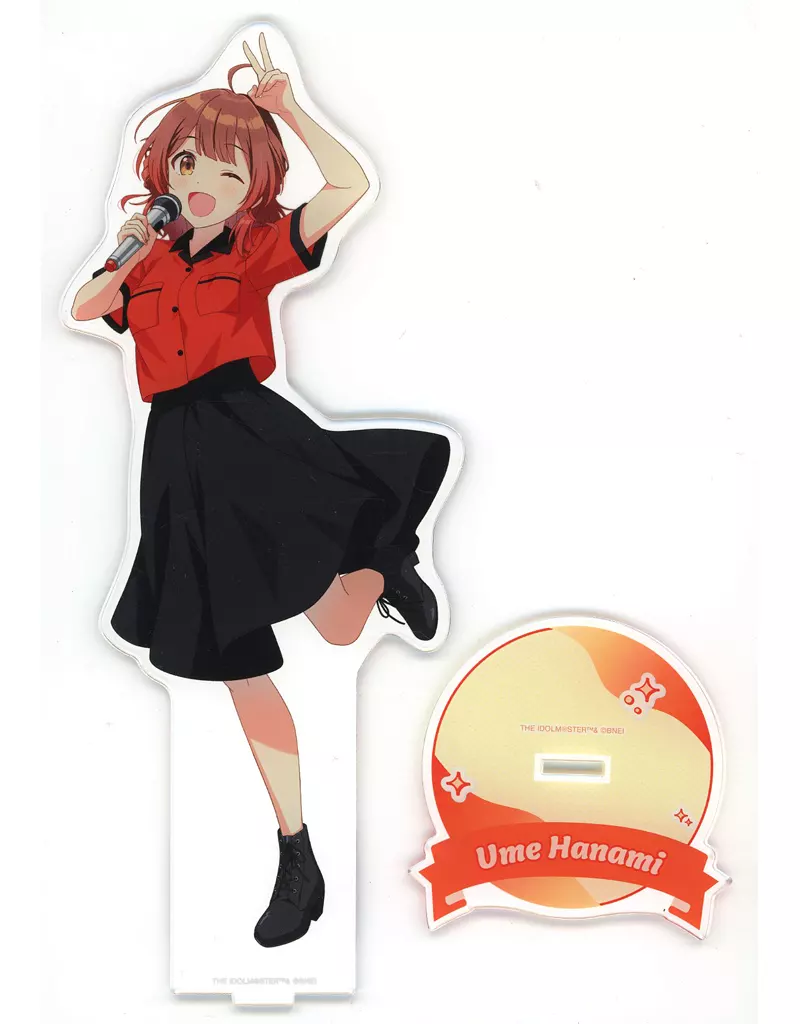 花海佑芽 描き下ろし ボウリングシャツver. 特大アクリルスタンド 「学園アイドルマスター×ROUND1」