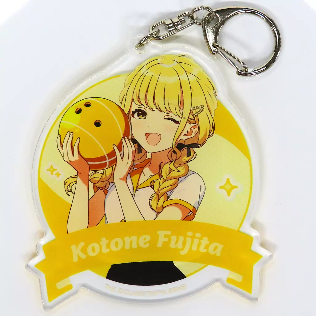 藤田ことね 描き下ろし ボウリングシャツver. BIGアクリル 「学園アイドルマスター×ROUND1」
