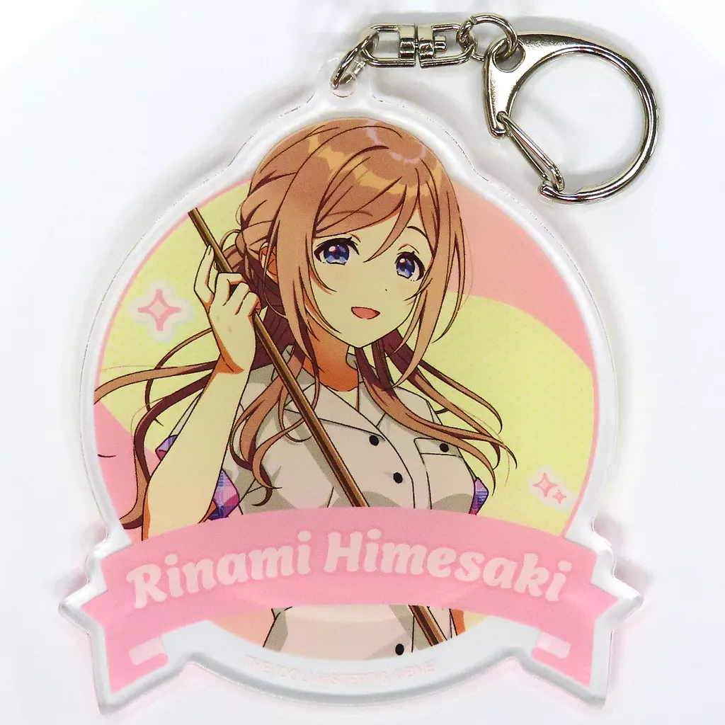 姫崎莉波 描き下ろし ボウリングシャツver. BIGアクリルキーホルダー 「学園アイドルマスター×ROUND1」