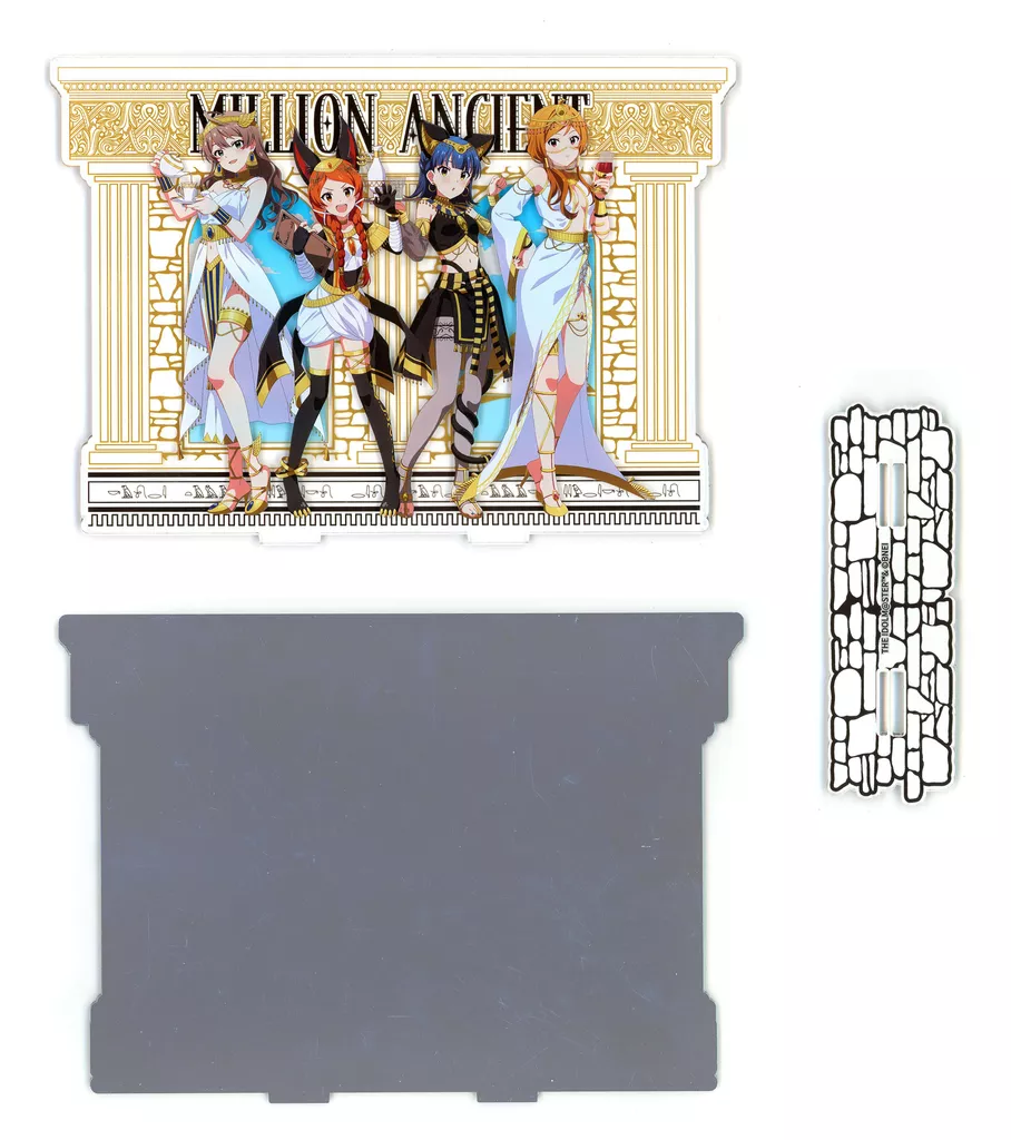 集合 アクリルプレート MILLION ANCIENT Ver. 「-World Wide Meal- MILLION ANCIENT アイドルマスター ミリオンライブ!×STELLAMAP CAFE」