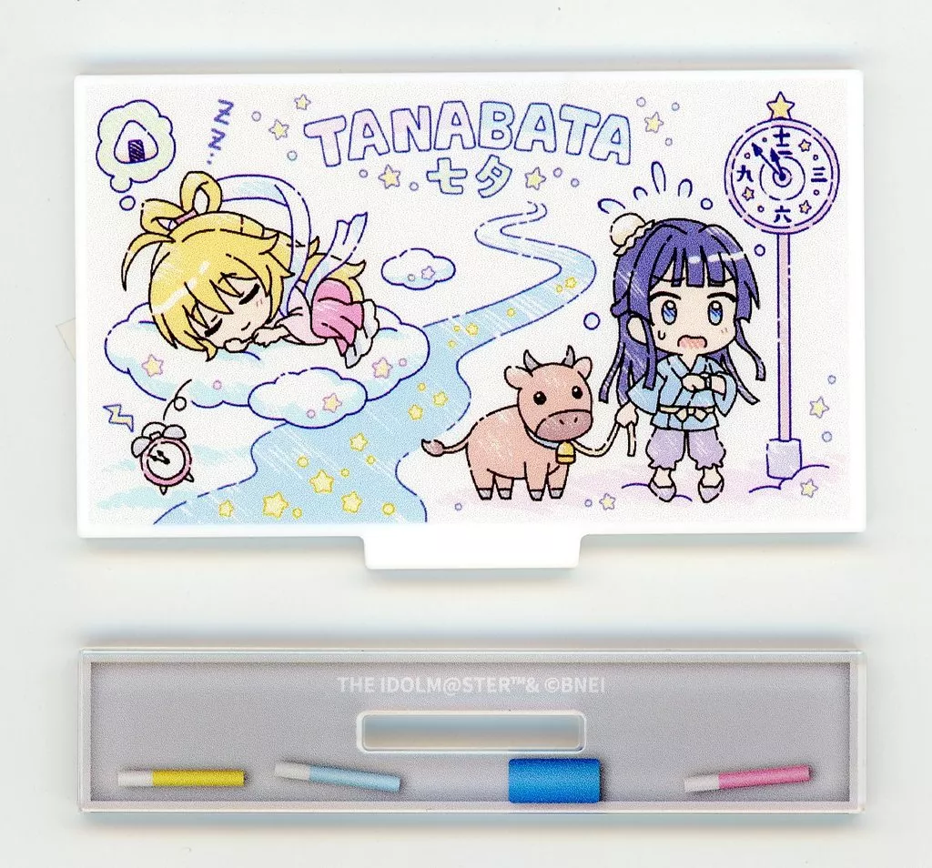 七夕 「-World Wide Meal- MILLION ANCIENT アイドルマスター ミリオンライブ!×STELLAMAP CAFE トレーディングホワイトボードアクリルスタンド 2023Ver.」