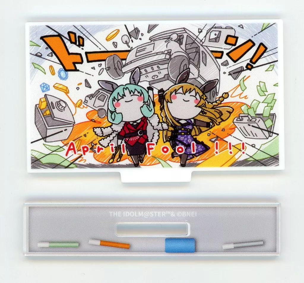 エイプリルフール 「-World Wide Meal- MILLION ANCIENT アイドルマスター ミリオンライブ!×STELLAMAP CAFE トレーディングホワイトボードアクリルスタンド 2023Ver.」