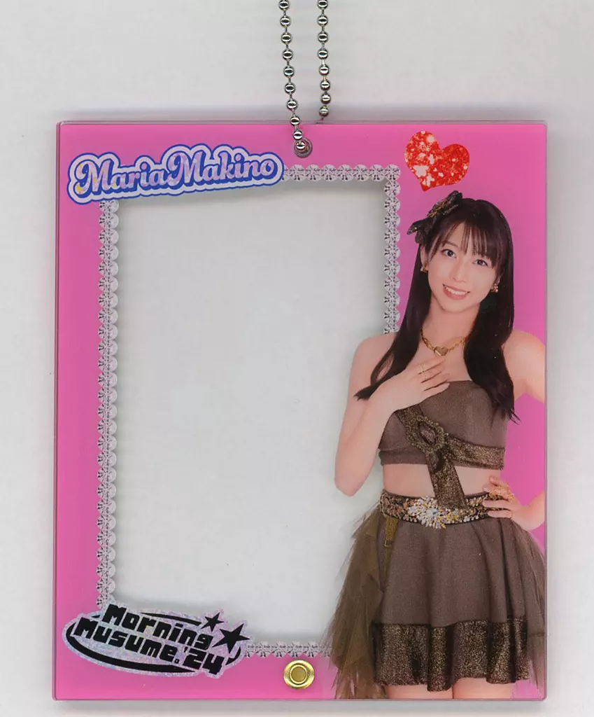 牧野真莉愛 ステッカーホルダー 「モバガチャ モーニング娘。’24 平成レトロ ver. オフィシャルオンラインガチャ」 スーパーレア景品