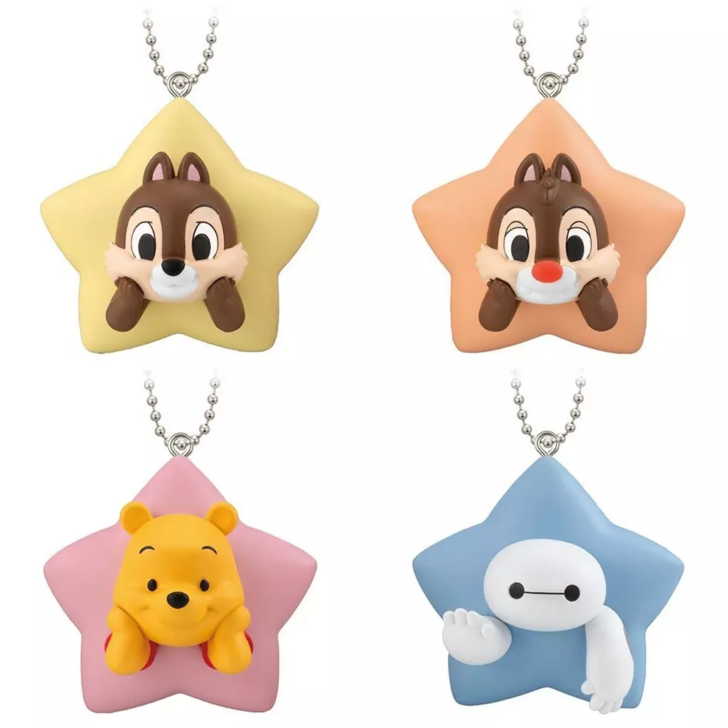 全4種セット 「ディズニーキャラクター お星さまマスコットチャーム」