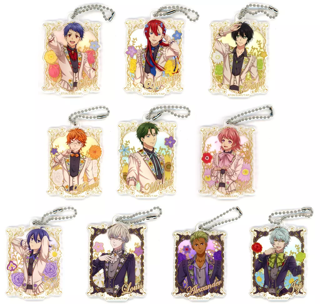 全10種セット アクリル 「WEBくじ KING OF PRISM 第2弾『FLOWER PRISM SHOW』」 E賞