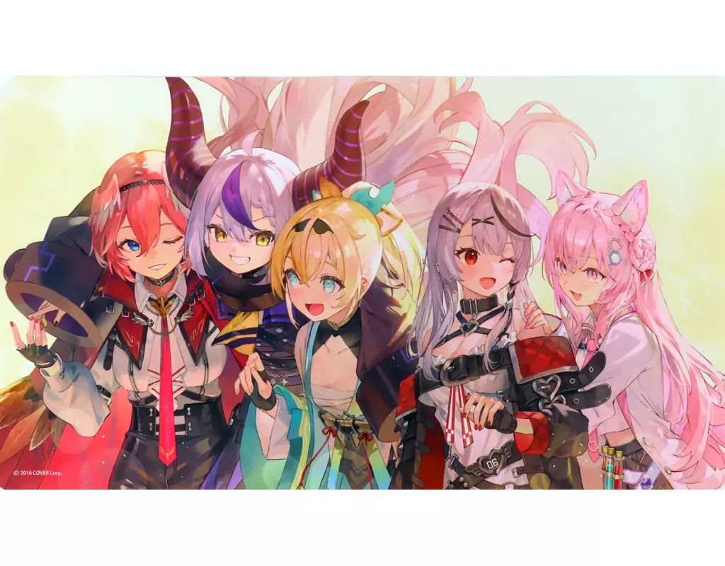 10個　ホロライブ 秘密結社holoX ラバーマット ホロライブ 秘密結社holoX 活動2周年記念 ラバーマット 新品未開封