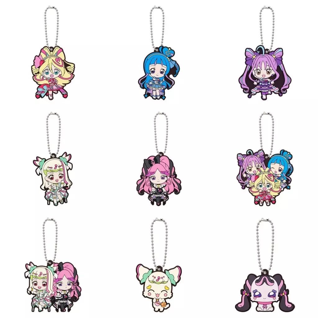 全9種セット 「キミとアイドルプリキュア♪ カプセルラバーマスコット2」