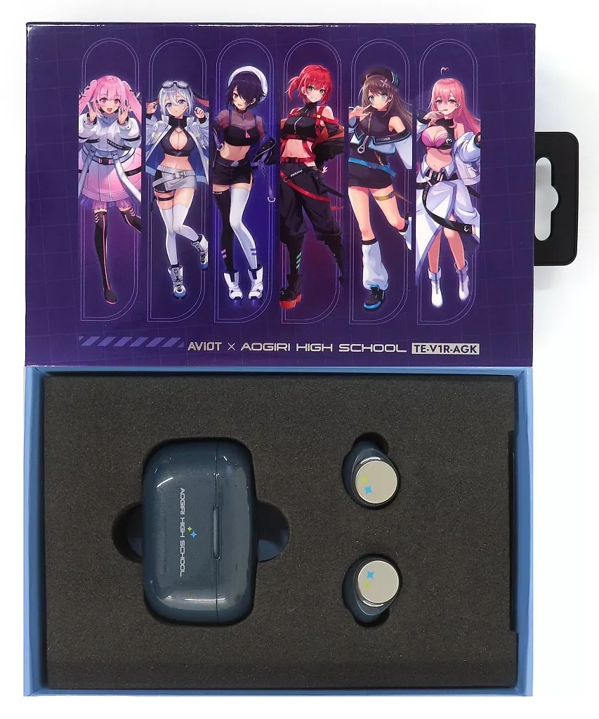 あかさたなさん専用TE-V1R-AGK AVIOT 　あおぎり高校 AVIOT TE-V1R-AGK｜あおぎり高校コラボ完全ワイヤレスイヤホン