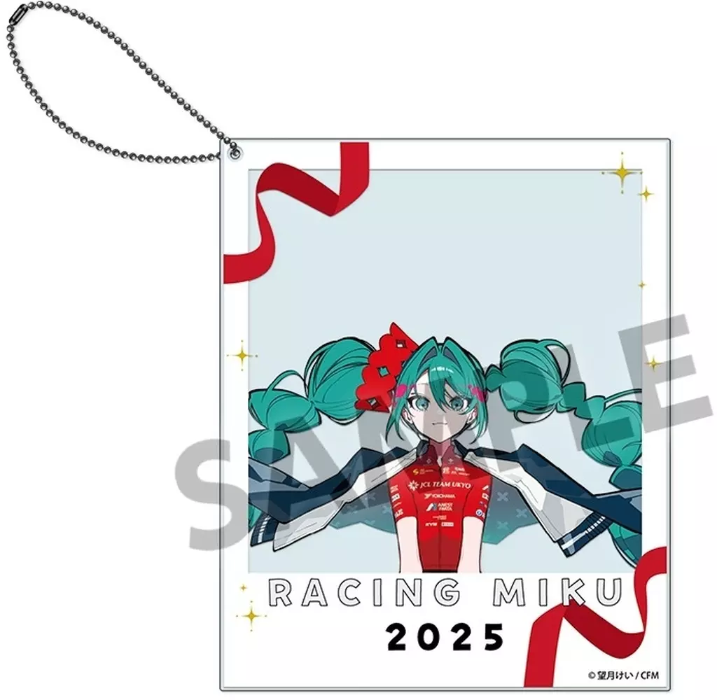 レーシングミク 2025(JCL TEAM UKYO 応援 Ver.) ポラロイド風アクリル 「初音ミク GTプロジェクト」