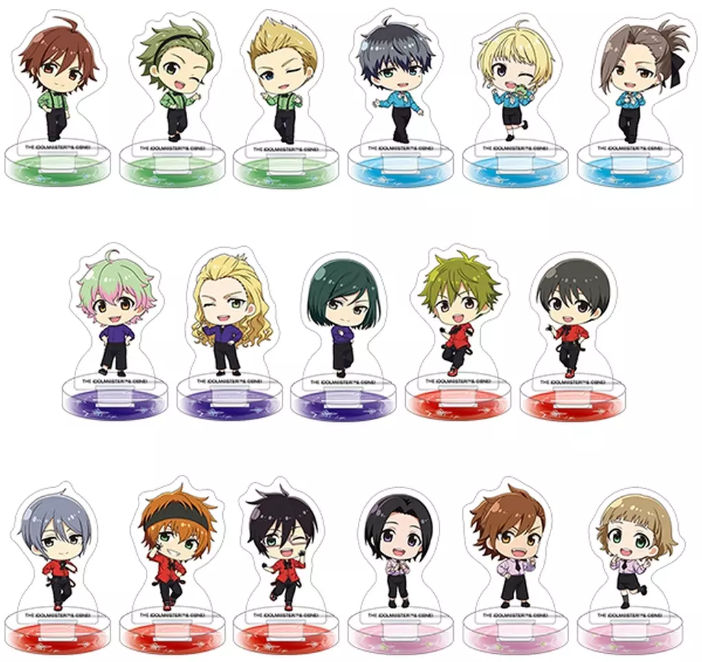 全17種セット 「アイドルマスター SideM ちゅあスタ ミニチュアアクリルスタンドコレクション/サマーマーケット(ABOX)」