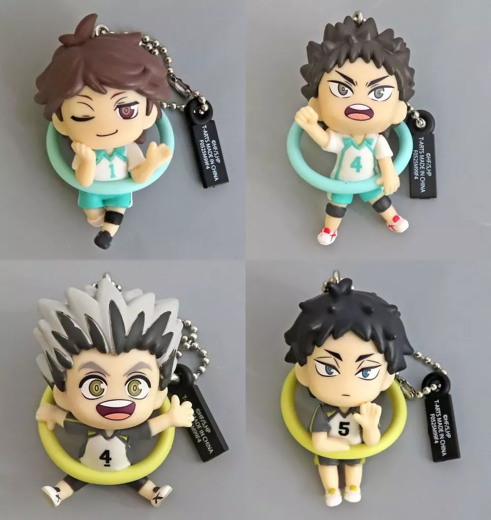全4種セット 「こんにち輪! フィギュアマスコット ハイキュー!! Vol.2」
