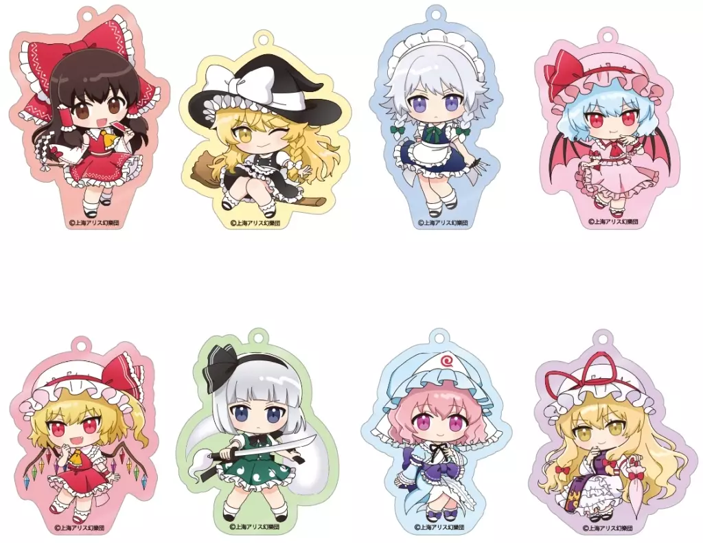 全8種セット 「東方Project アクリル」