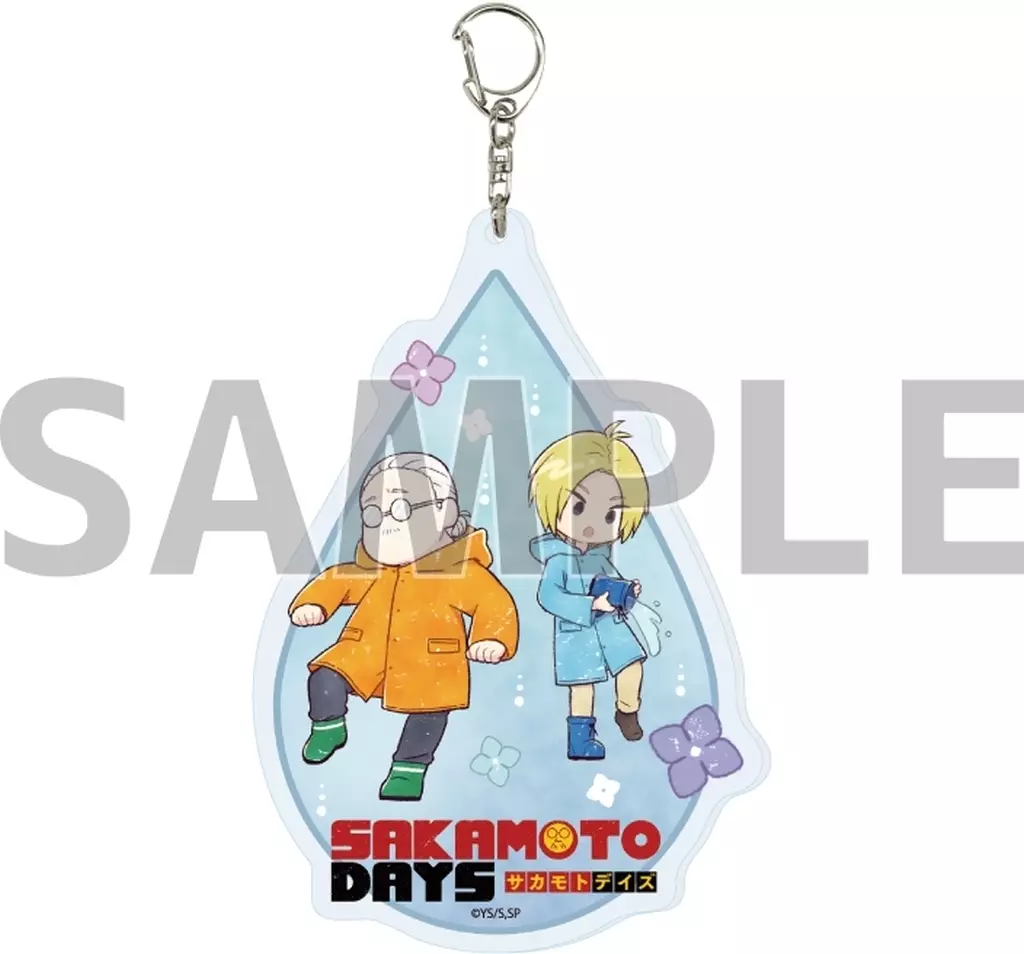11.坂本太郎＆朝倉シン(梅雨ver.) グラフアートイラスト デカアクリル 「SAKAMOTO DAYS」