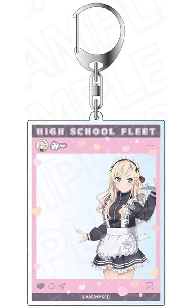 ヴィルヘルミーナ(晴風カフェver.) SNS風アクリル 「劇場版 ハイスクール・フリート」