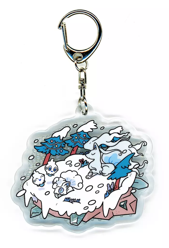 アローラロコン＆アローラキュウコン＆バニプッチ(ゆき) 「ポケットモンスター シャカシャカアクリルコレクション OTENKI TEAM」