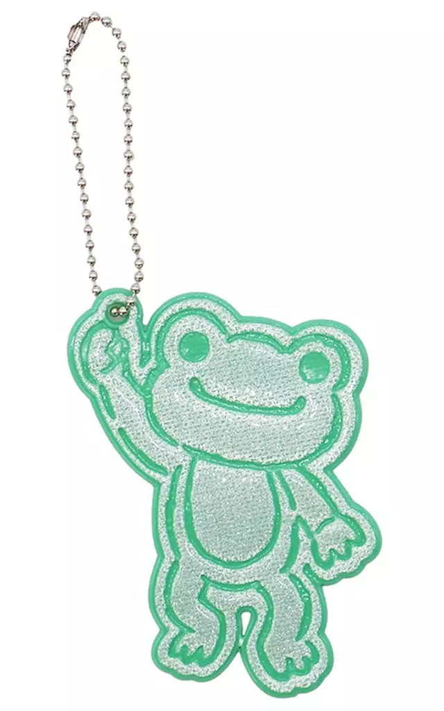 ピクルス(グリーン/ぶらさがり) 無事かえる リフレクター 「pickles the frog-かえるのピクルス-」