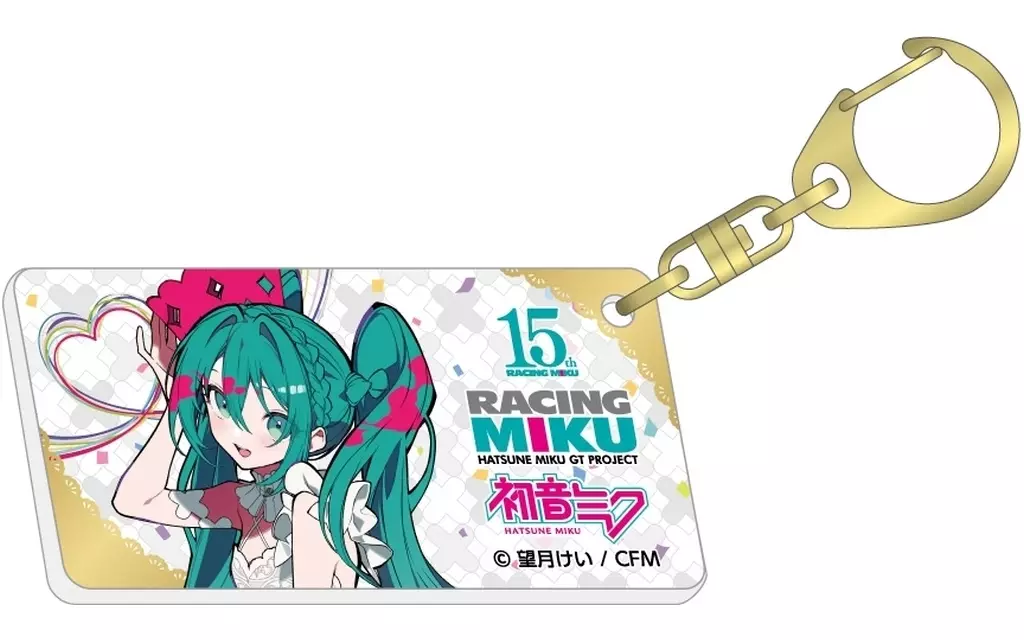 レーシングミク 15th Rhapsody 2010-2025 ナンバープレート風 「初音ミク GTプロジェクト」