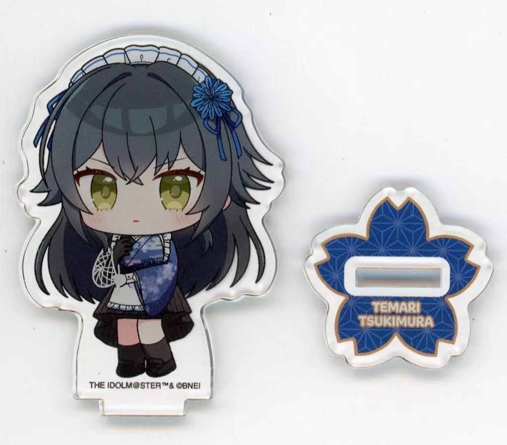 月村手毬 「学園アイドルマスター×にっぽん、グルメ街道 アクリルぷちスタンド 05/和装メイドver.(ミニキャライラスト)」_image