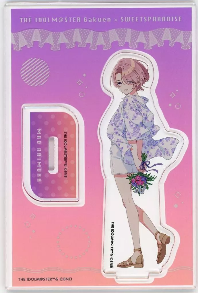 有村麻央 等身アクリルスタンド 「学園アイドルマスター×SWEETS PARADISE 第3弾」